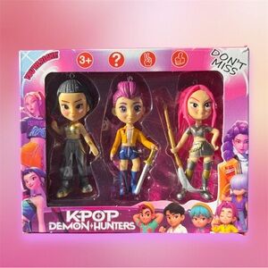 KPOP Demon Hunters Action Figures Set - Multicolor Keychain